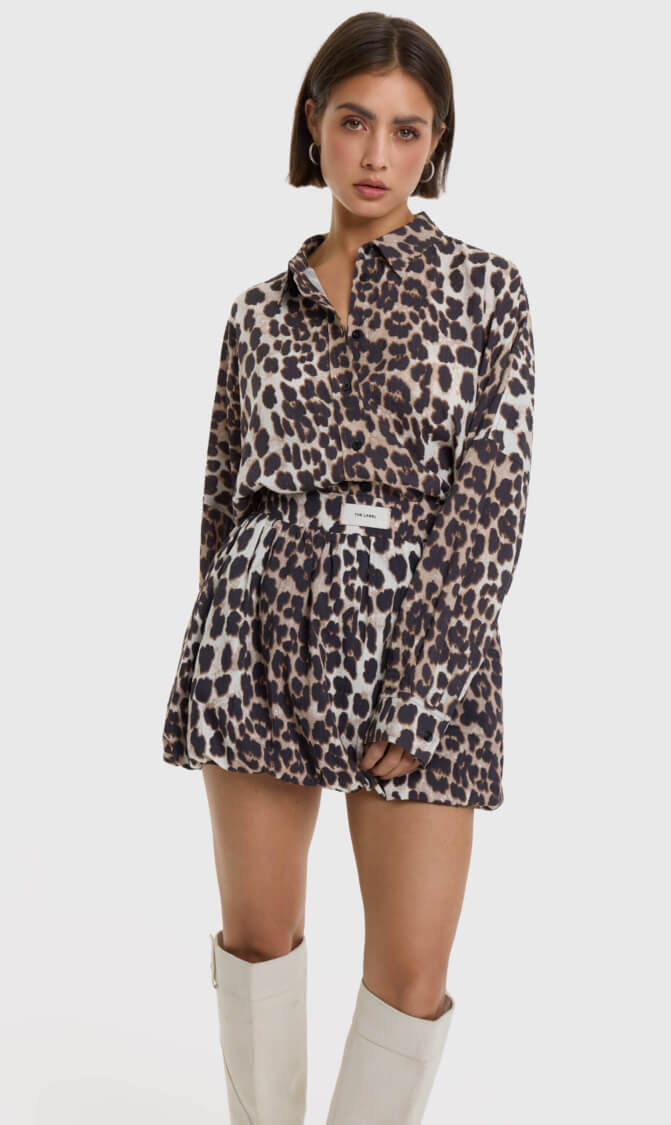 Alix the Label animal ballon skirt