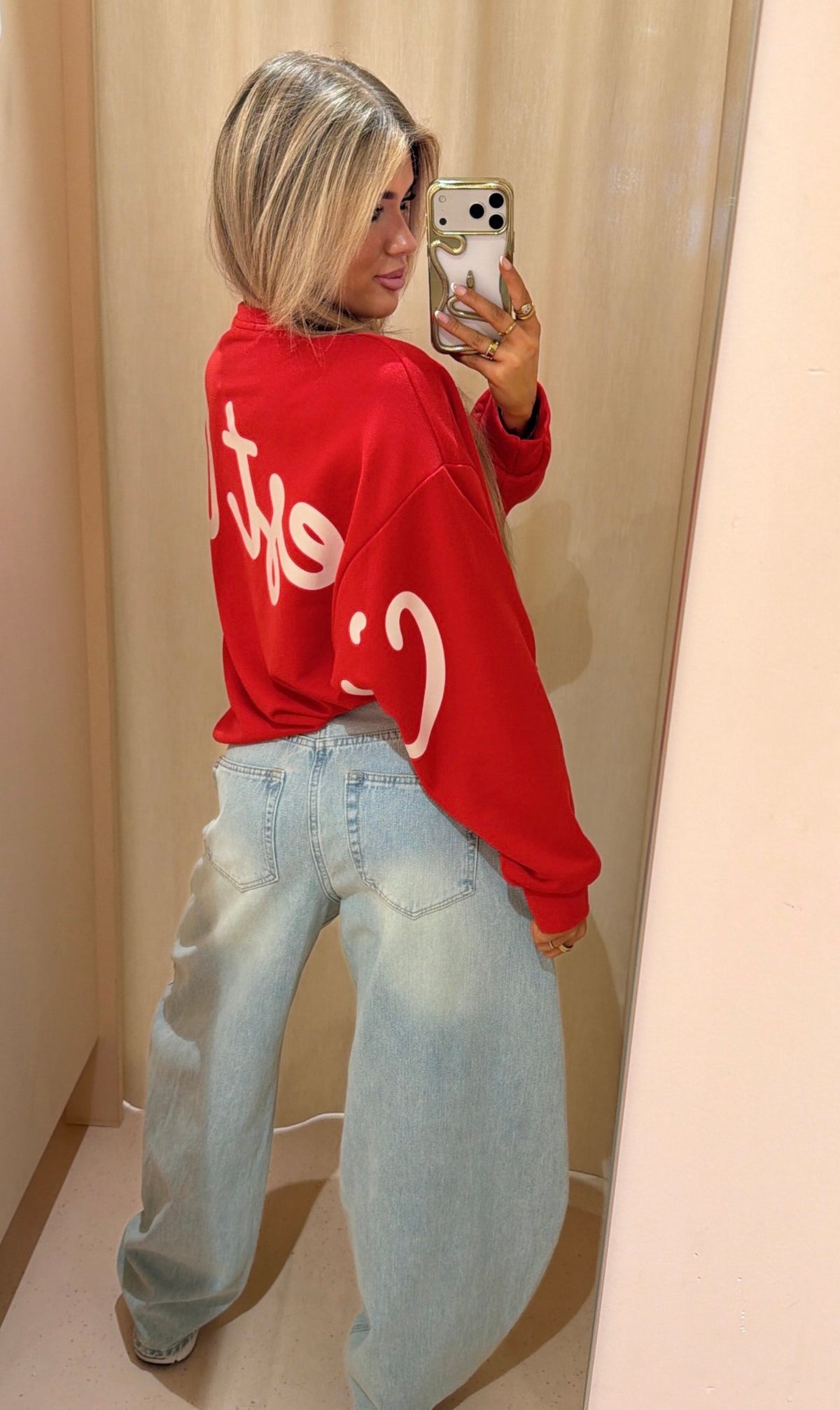 Trui kiki rood