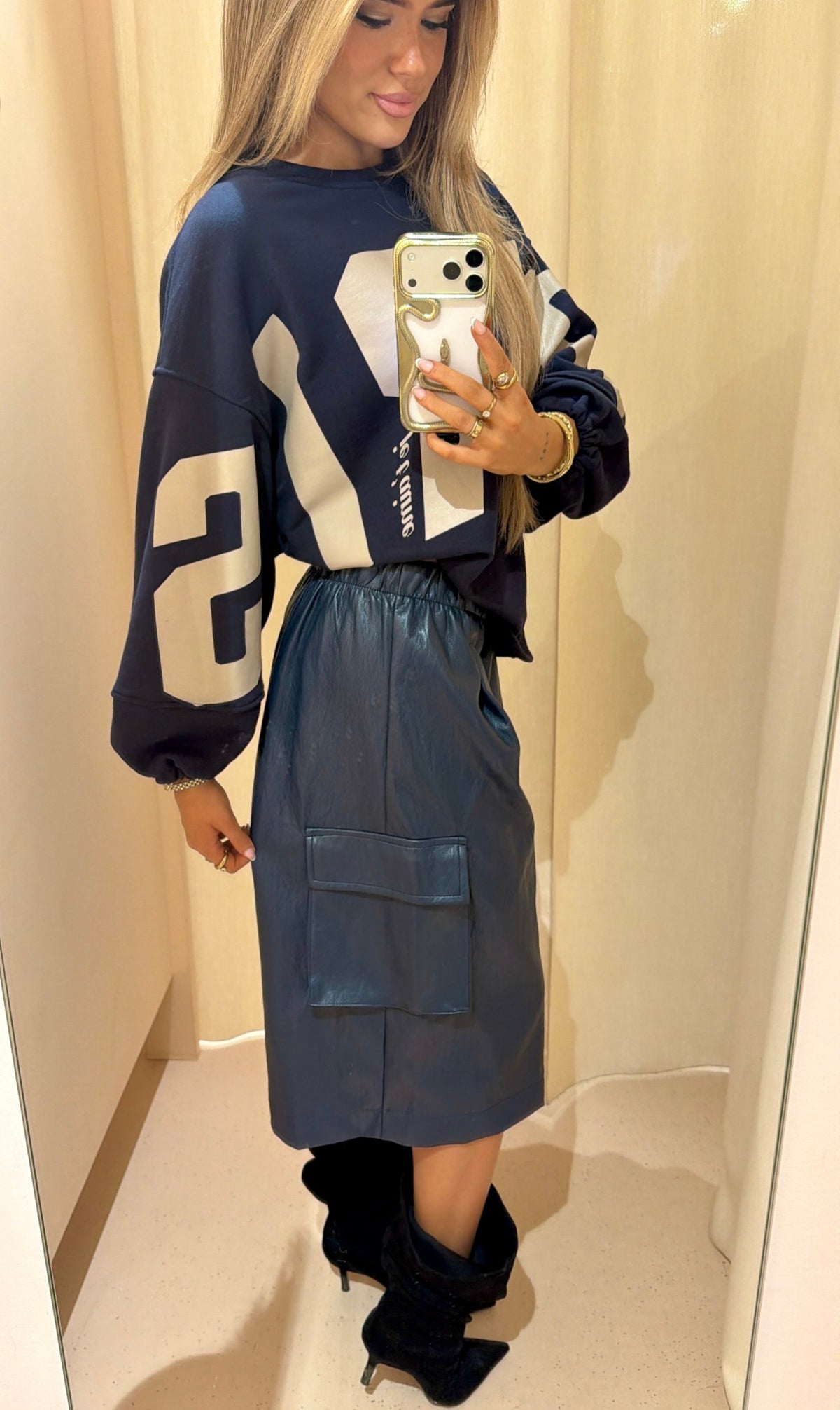 Jort pu nicky blauw