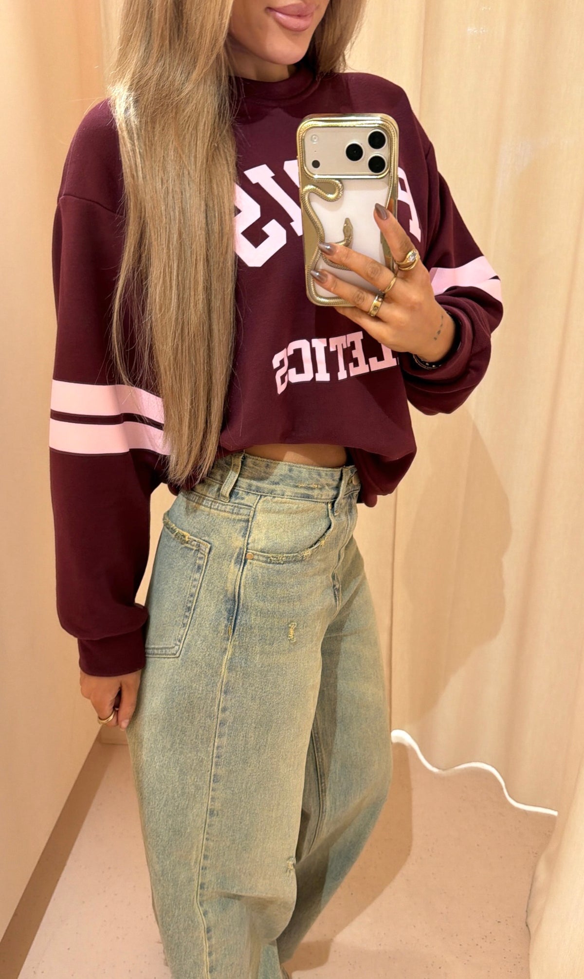 Sweater club bordeaux