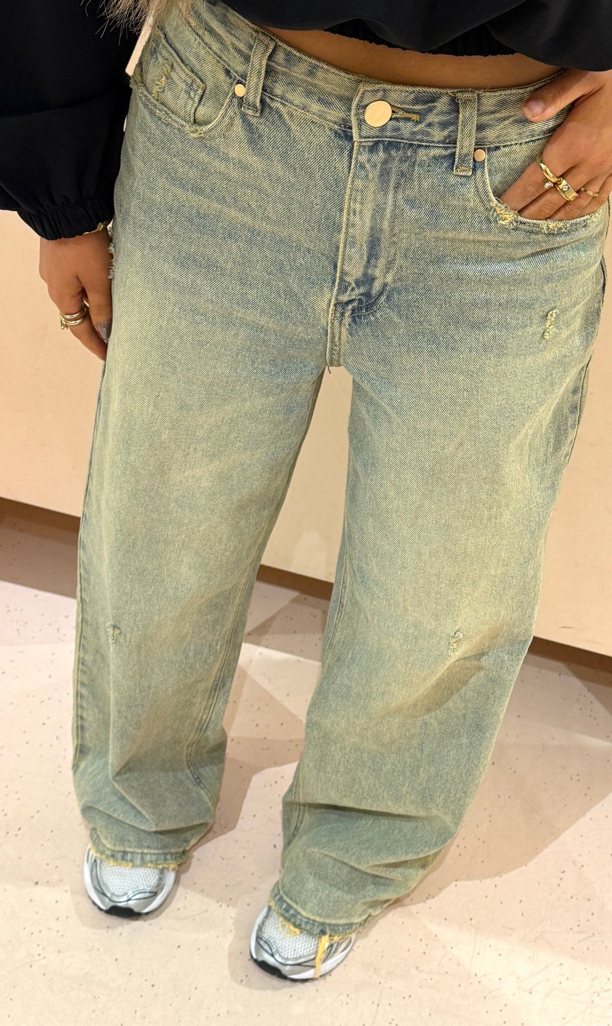 Jeans Manon blue destroyed