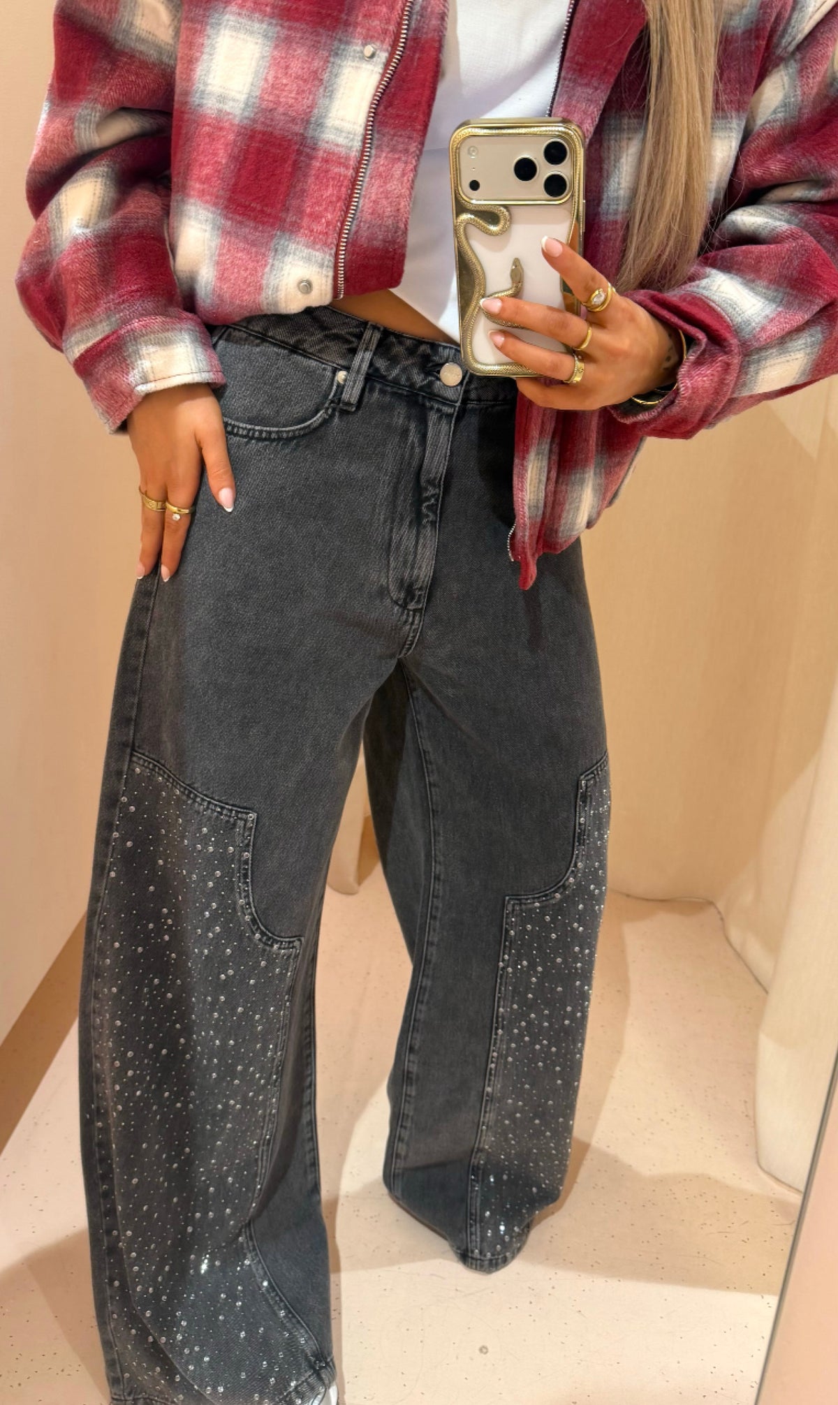 Jeans Basja studs