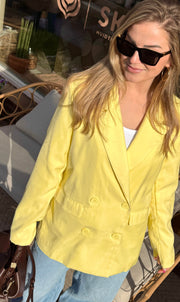 Blazer monique geel