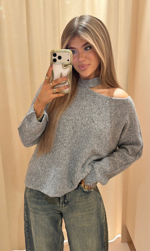 Trui rola grijs
