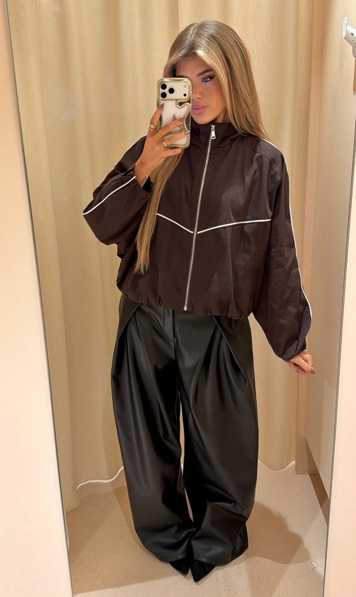 Jacket jade bruin