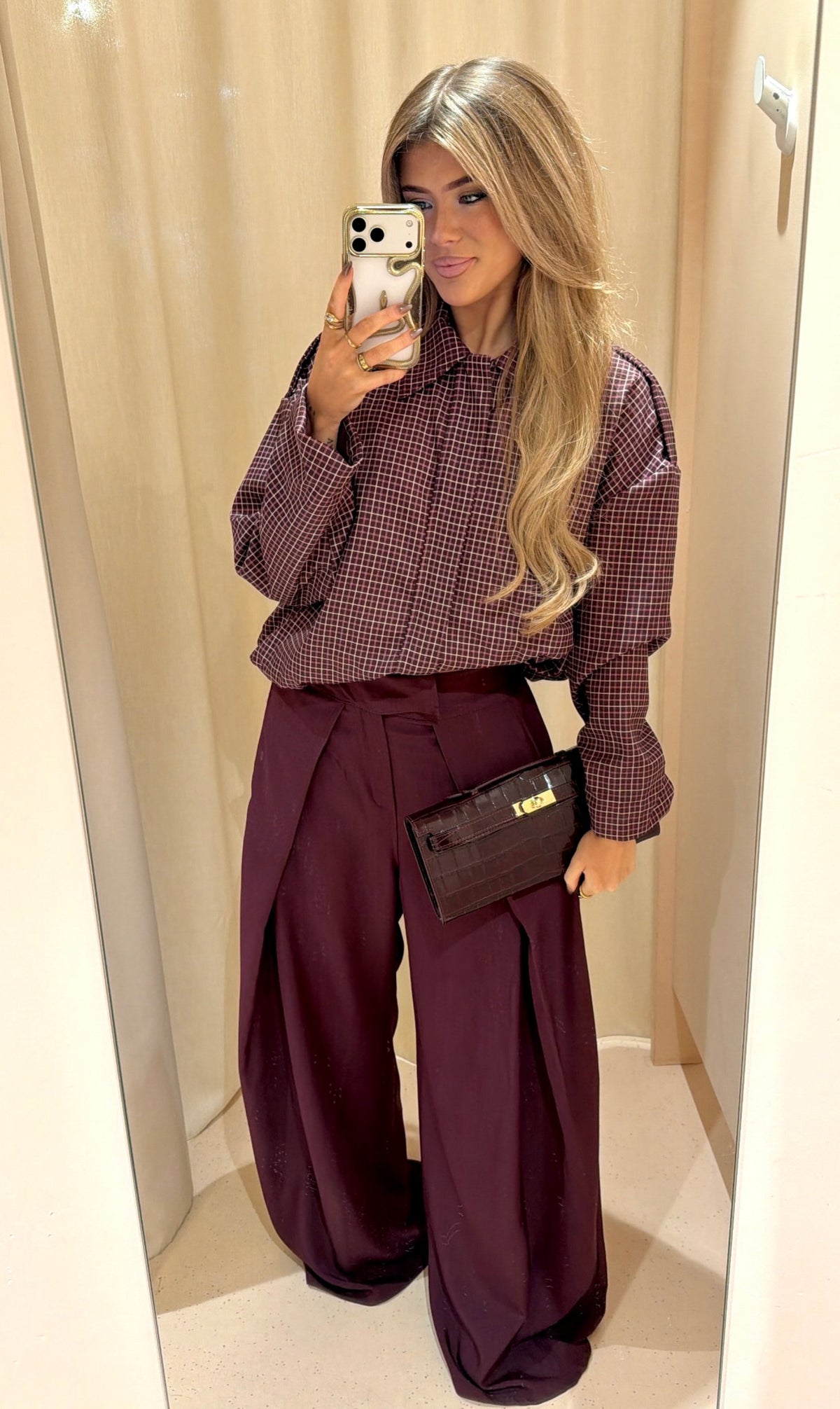 Jacket ruit Anouk bordeaux