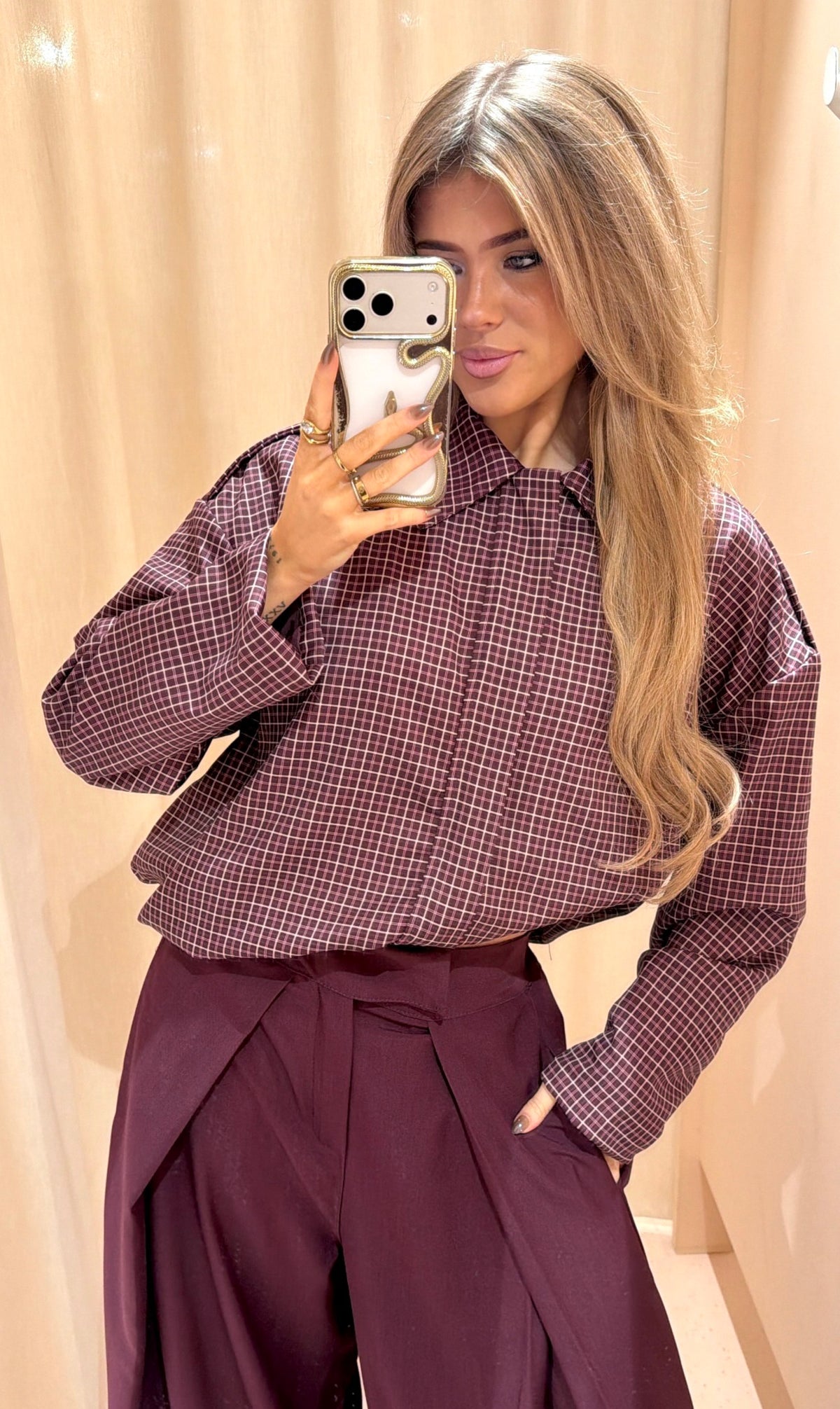 Jacket ruit Anouk bordeaux