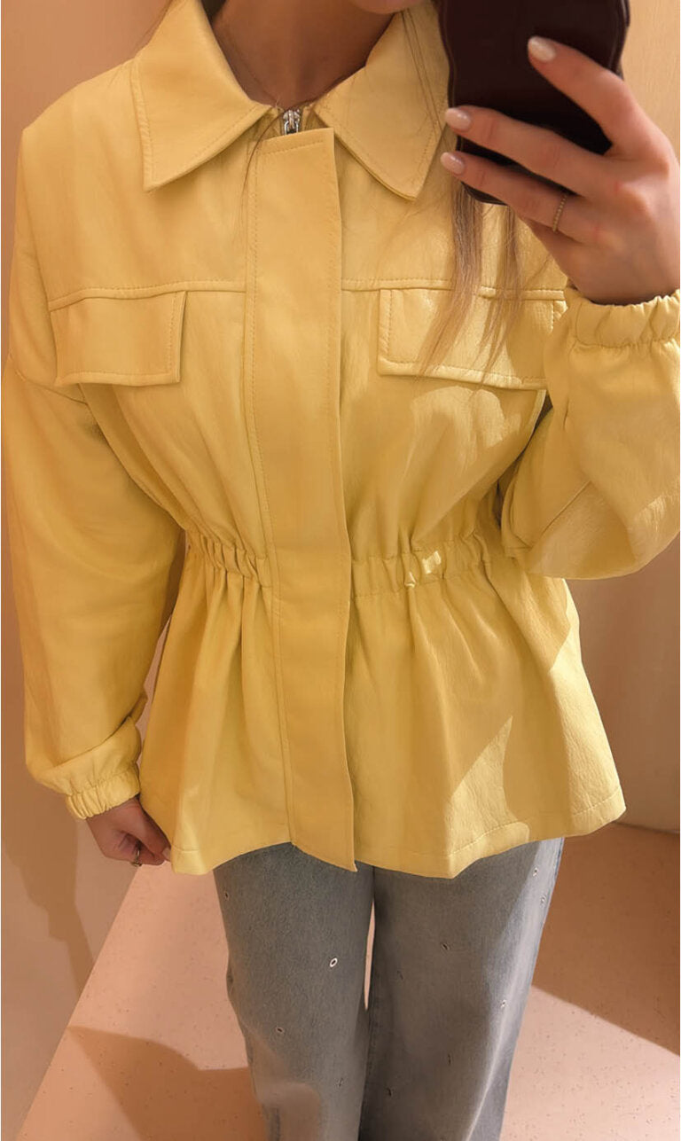 Jacket Anna geel