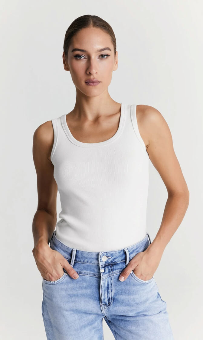 COJ Olivia top white
