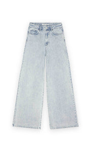 Homage Flowy extra wide leg palazzo jeans light soft blue