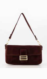 Tas Zira bordeaux suede