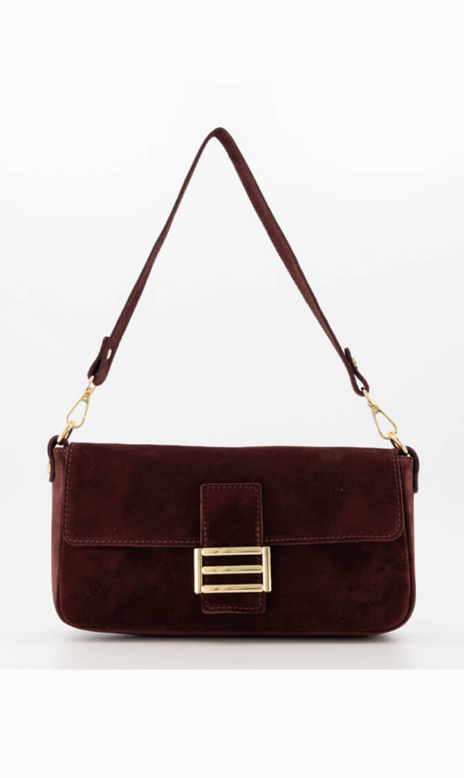 Tas Zira bordeaux suede