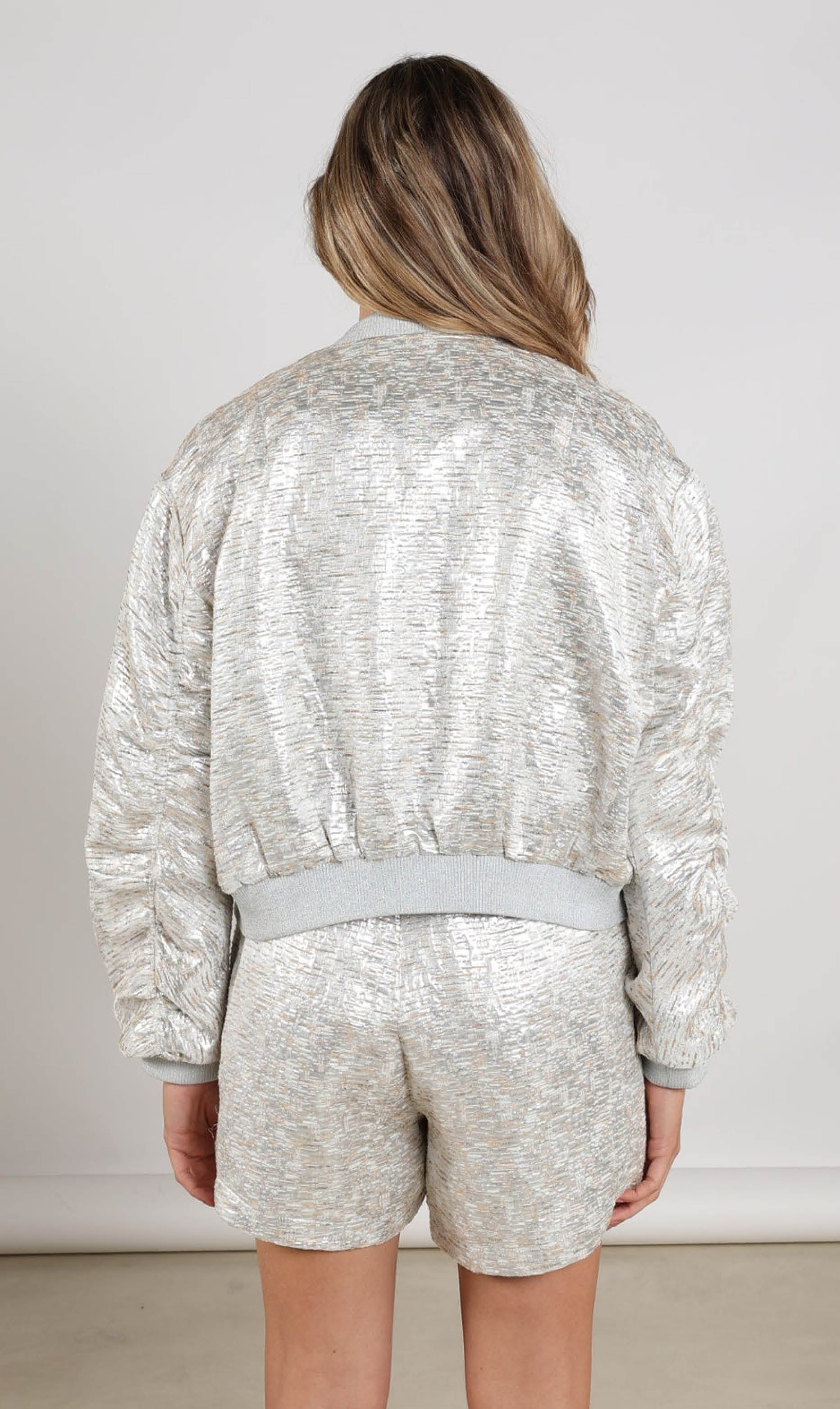 Nukus Dagmar short silver/camel