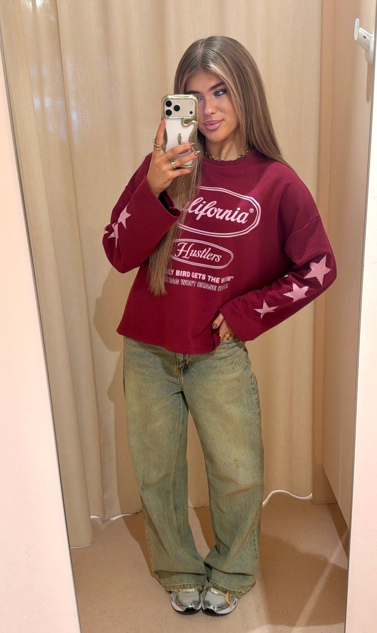 Longsleeve josje rood