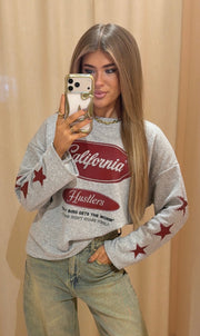 Longsleeve josje grijs