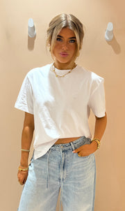 Basic tee Lucia wit