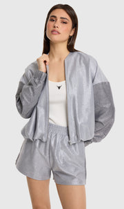 Alix the Label foil balloon bomber