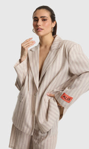 Alix the Label striped blazer