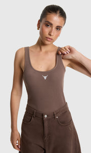 Alix the Label  tank top brown