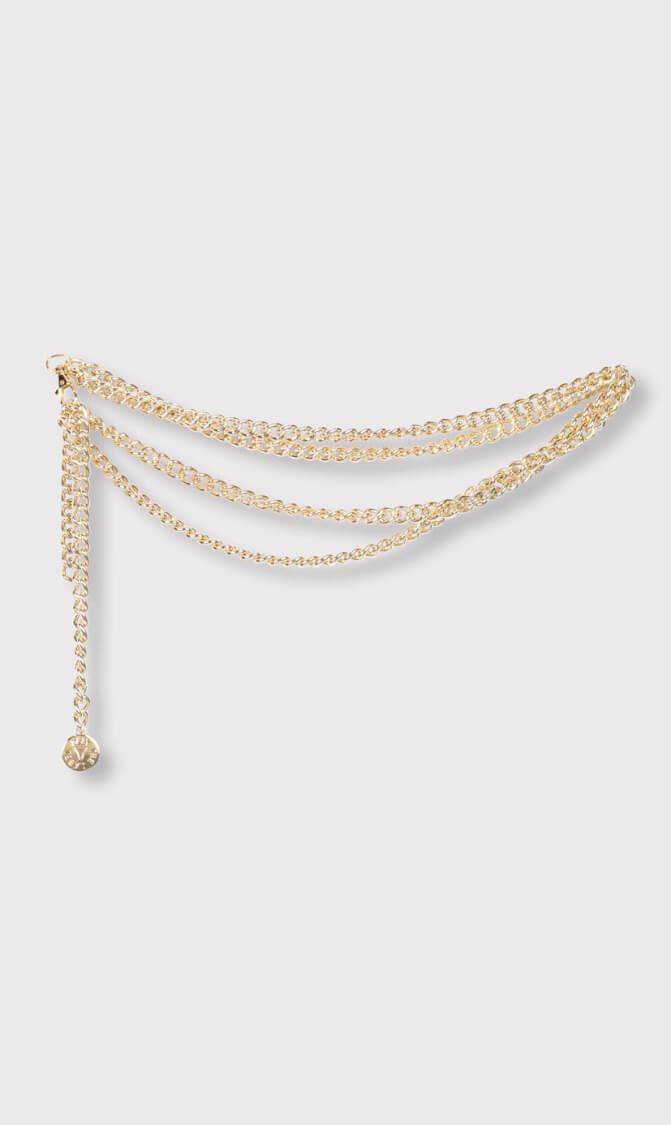 Alix the Label chain belt gold