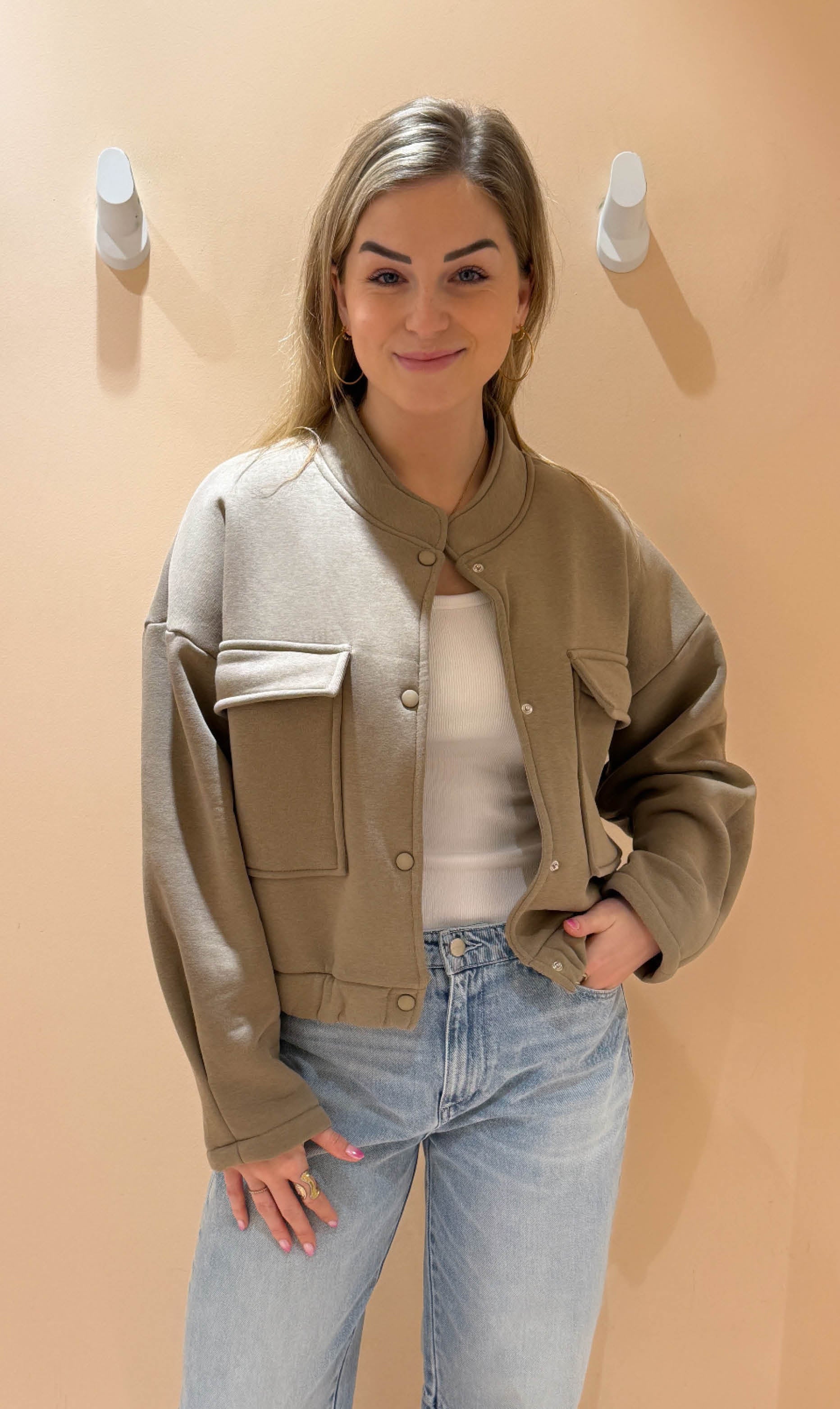 Kimmy jacket taupe