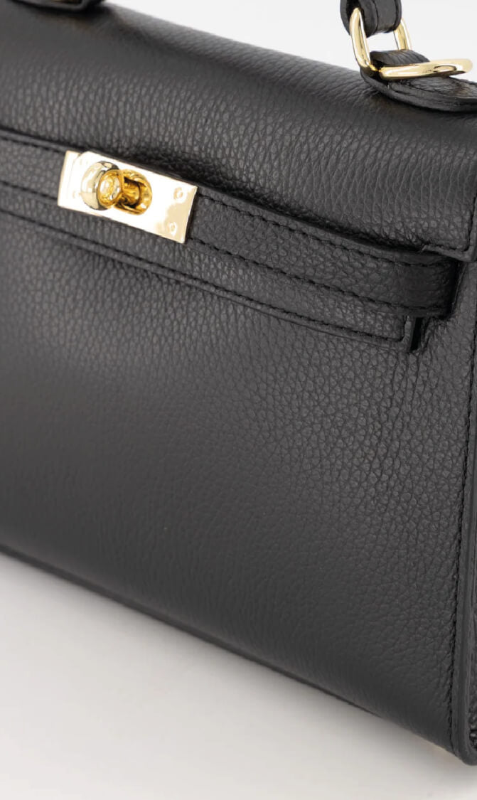 Tas Juliet leer zwart