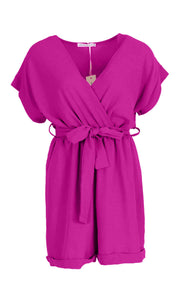 Gigi playsuit magenta