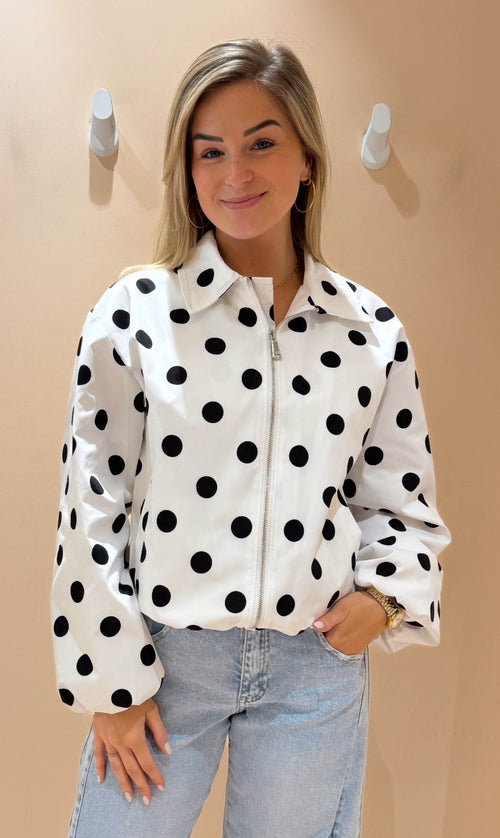 sari jacket dot wit