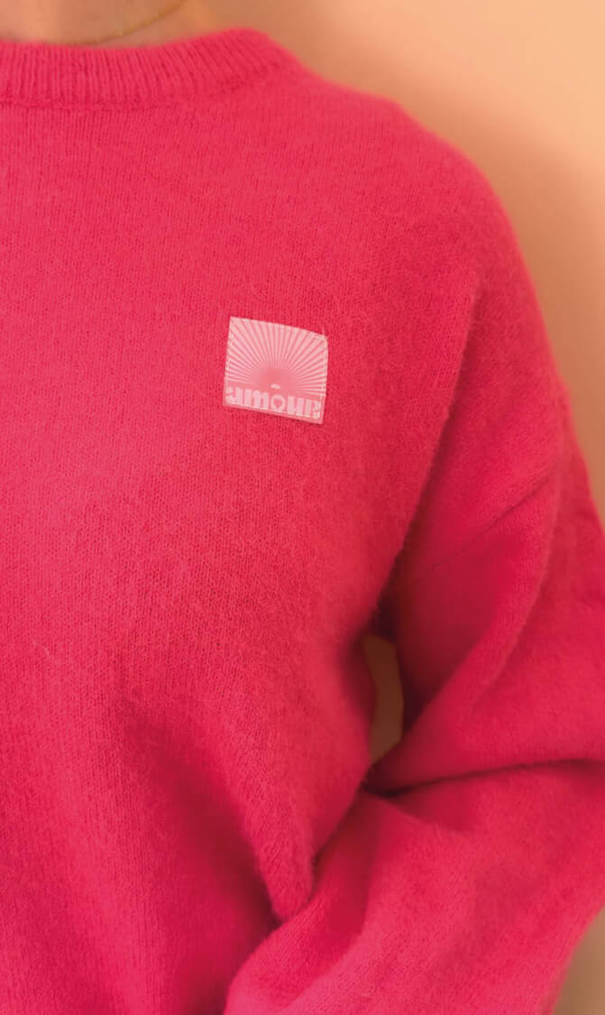 Azzurro trui zoe fuchsia