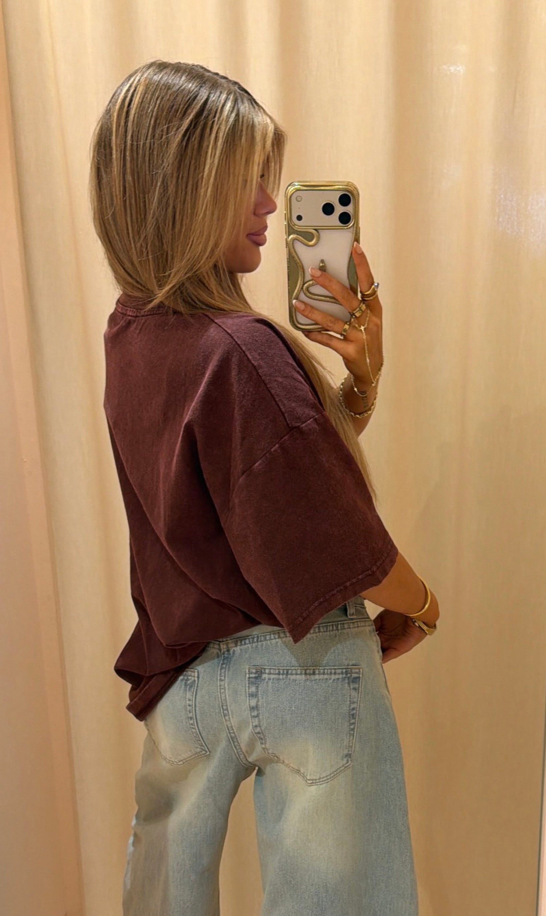 Tee sunny vegas bordeaux
