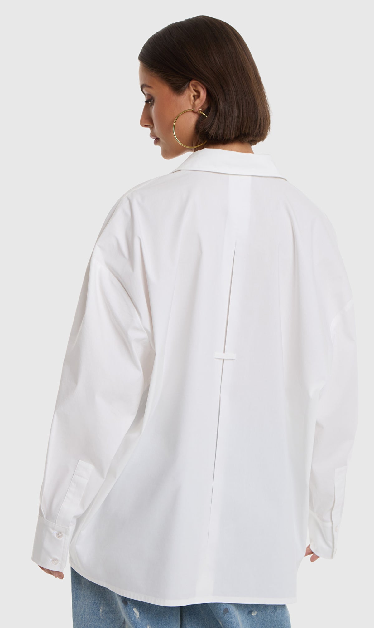 Alix the Label oversized blouse white