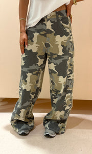 Emma camo stretch jeans