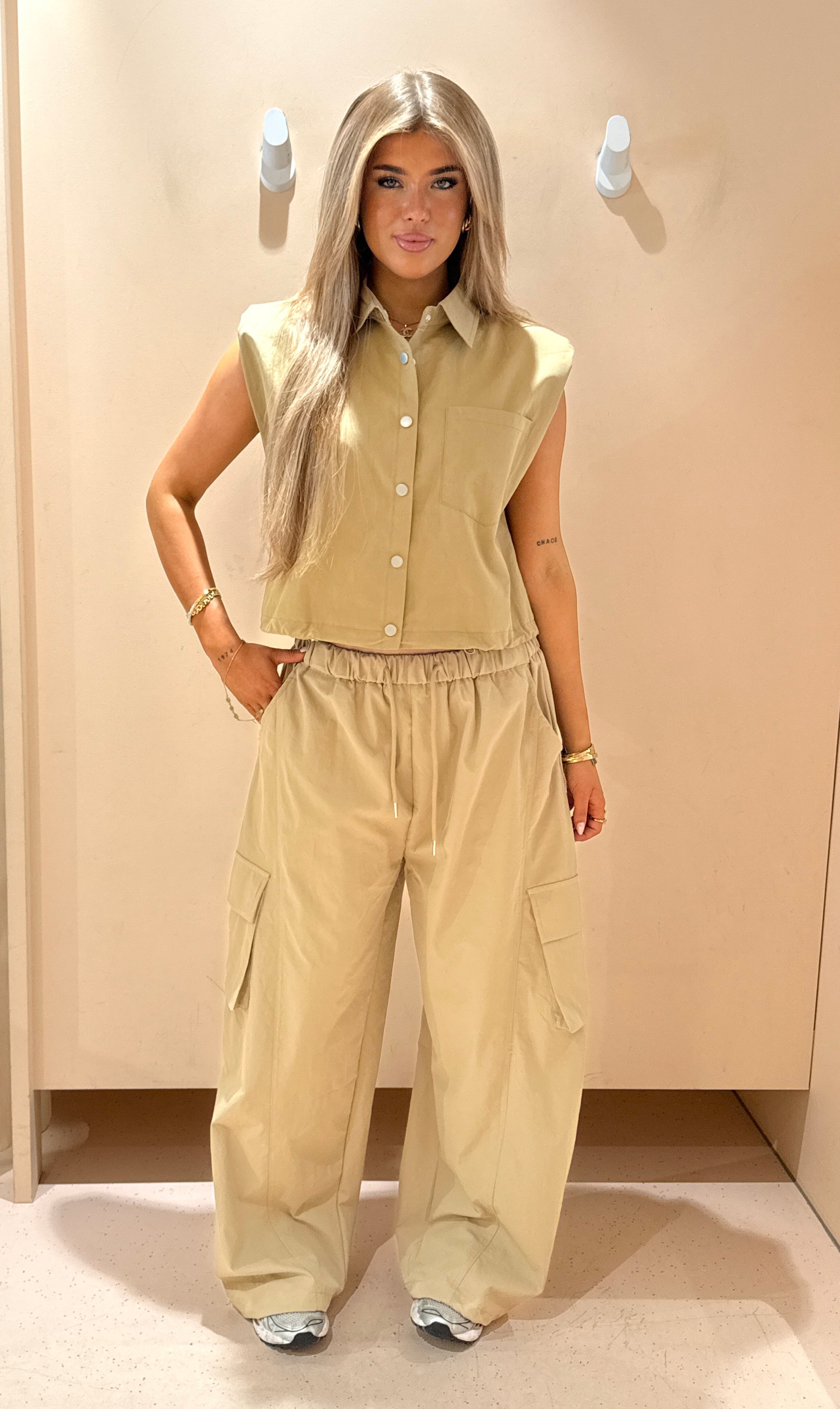 Gilet copine beige
