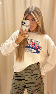 Sweater believe off white