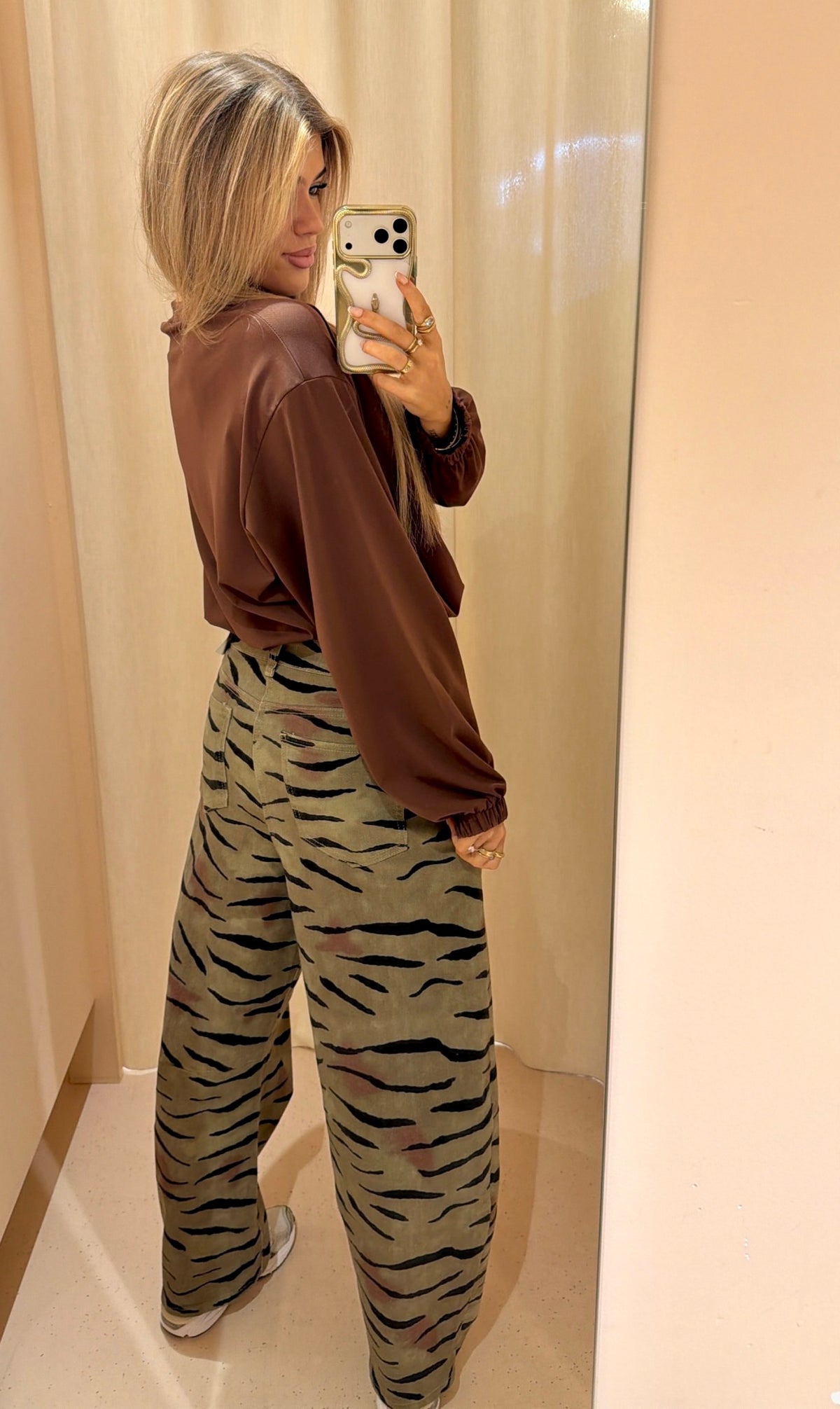 Dani longsleeve bruin