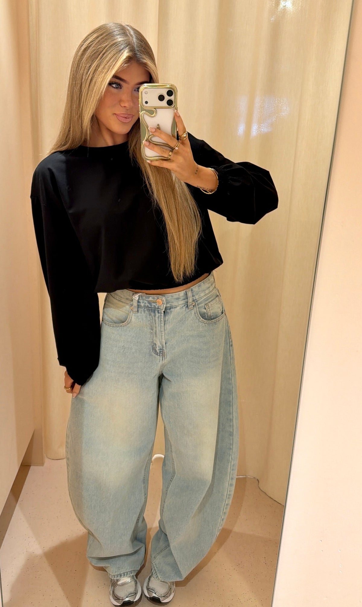 Dani longsleeve zwart