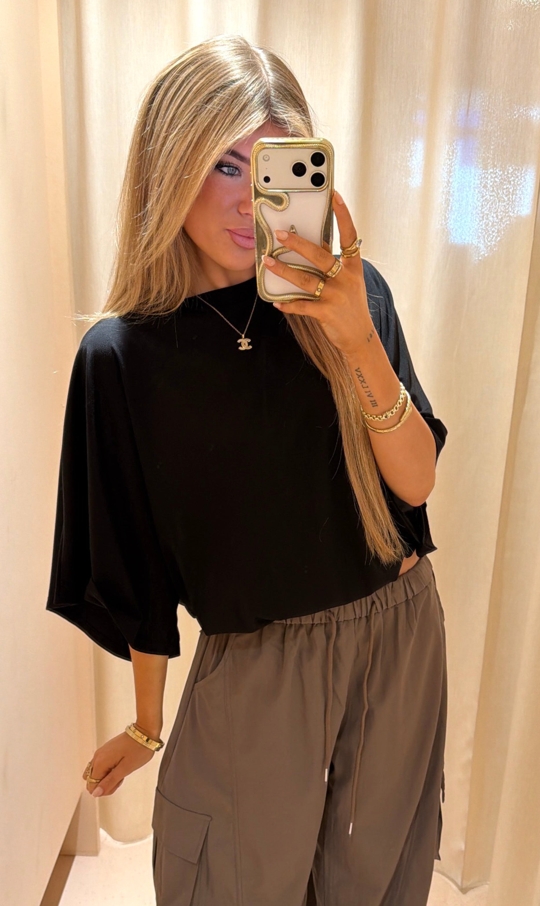Top Roxy zwart