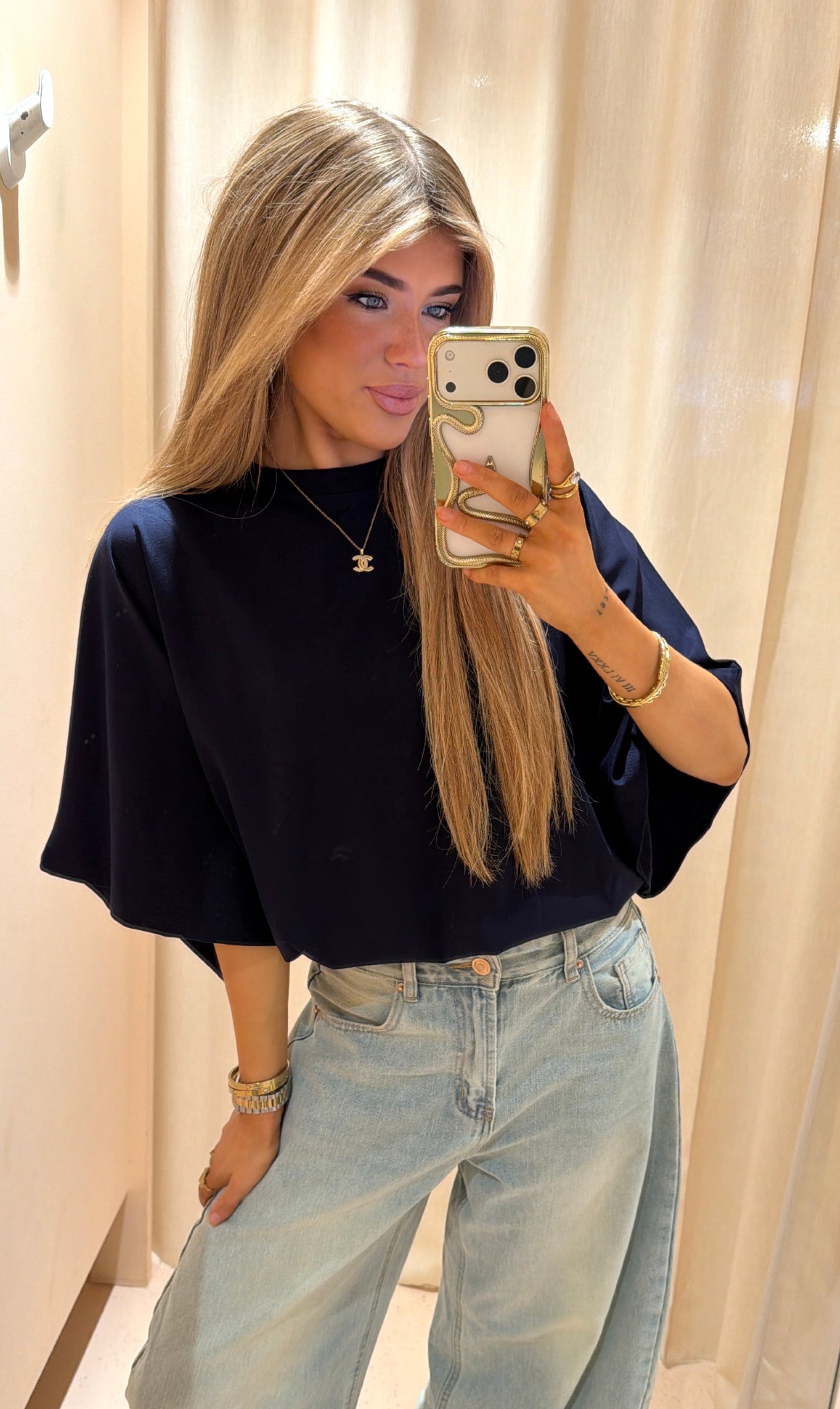 Top Roxy blauw