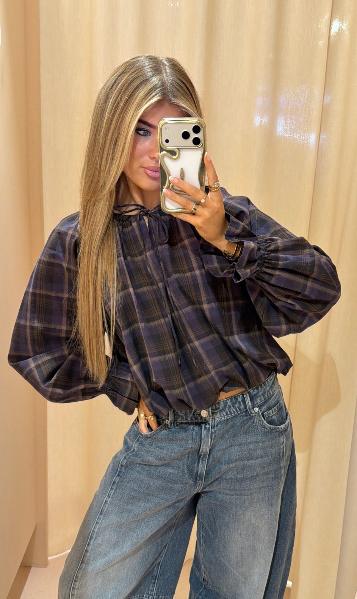Blouse Sophie ruit