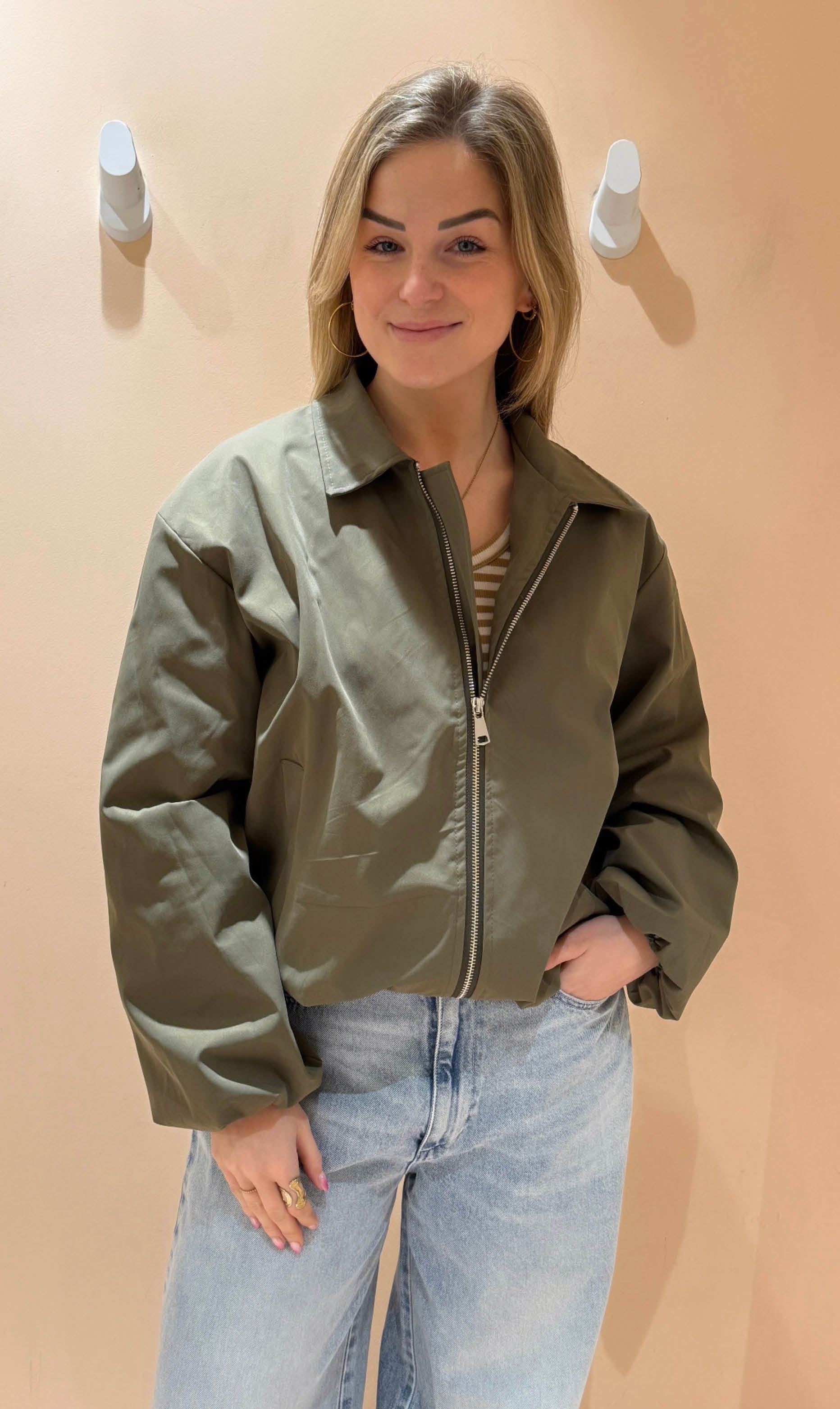 Bomber jacket sari army