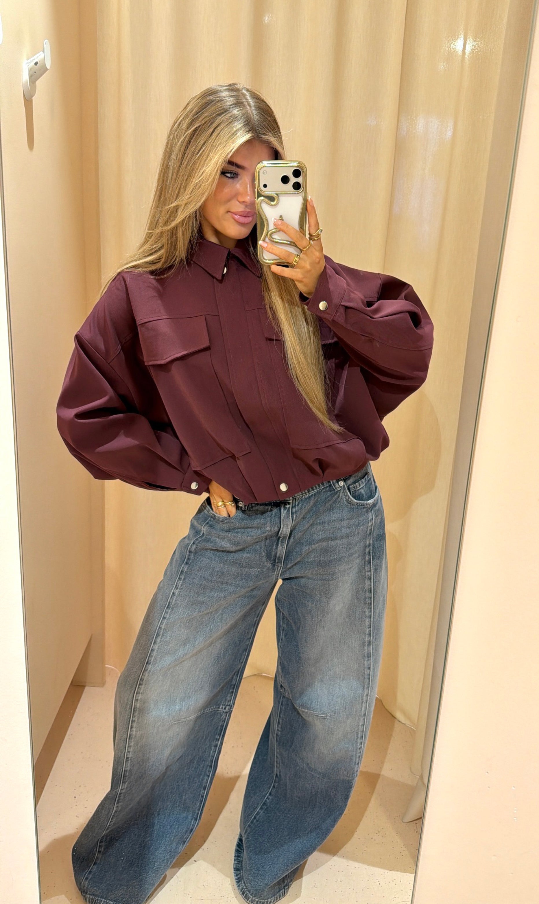 Jacket yara bordeaux