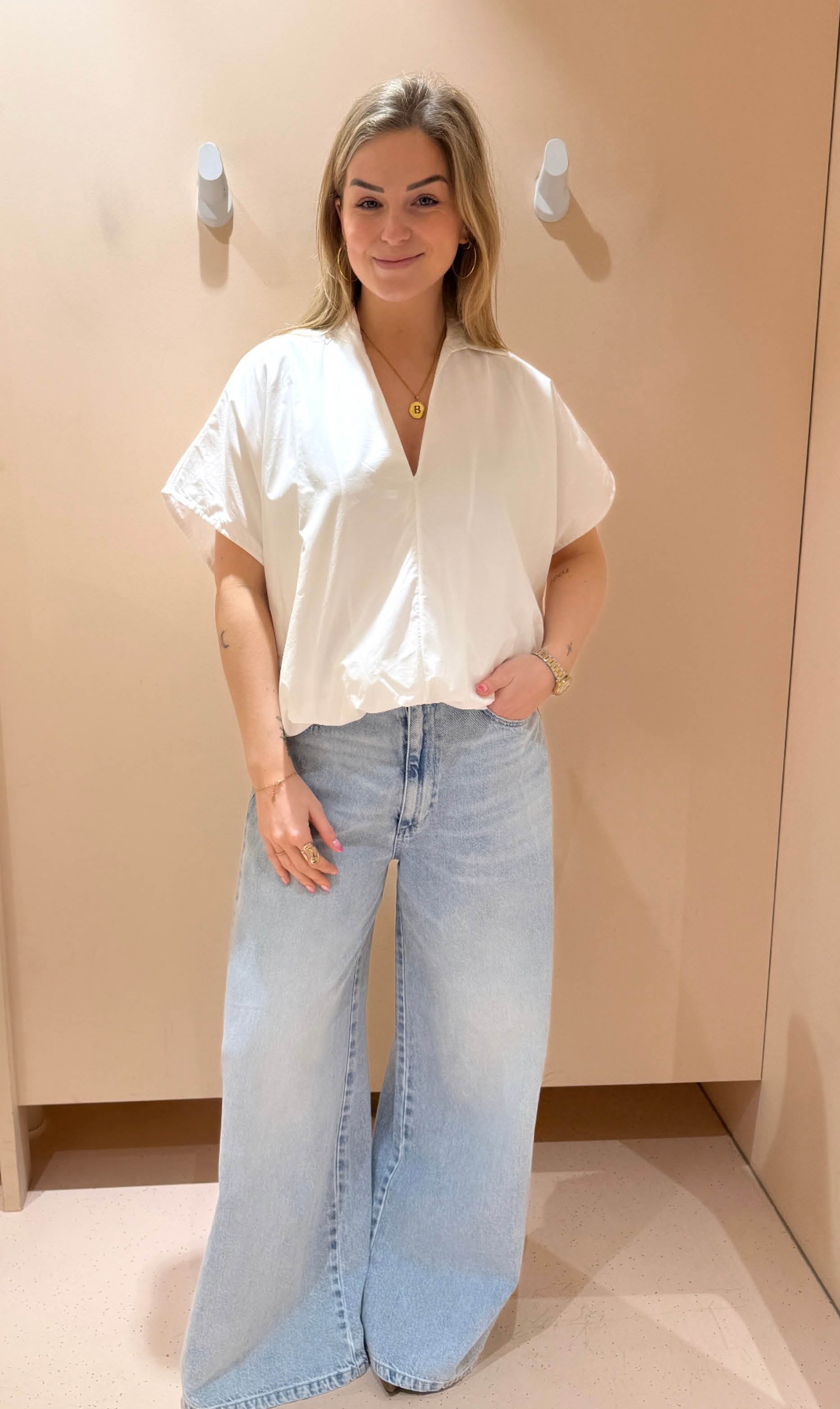 Blouse minre wit