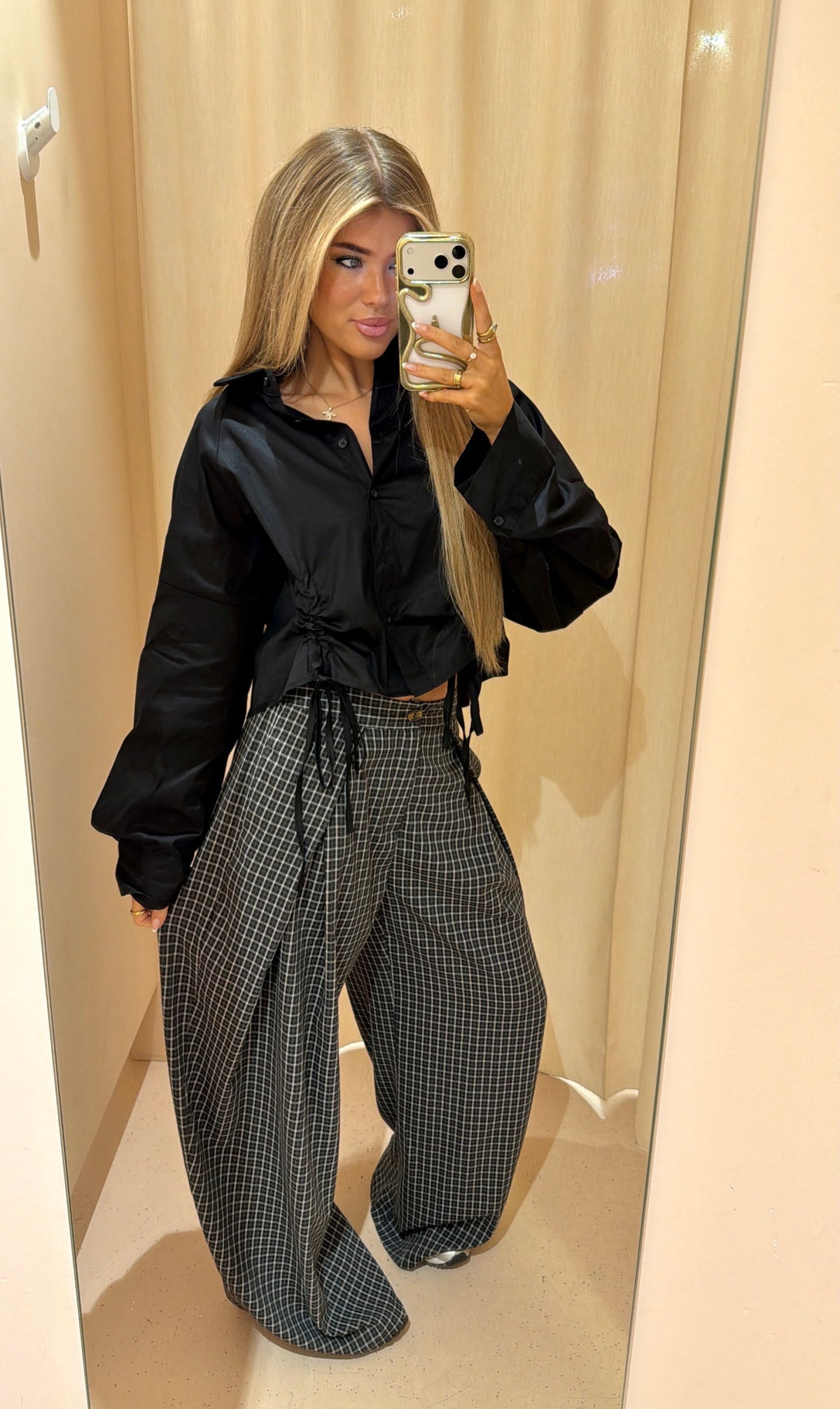 Broek Tess ruit