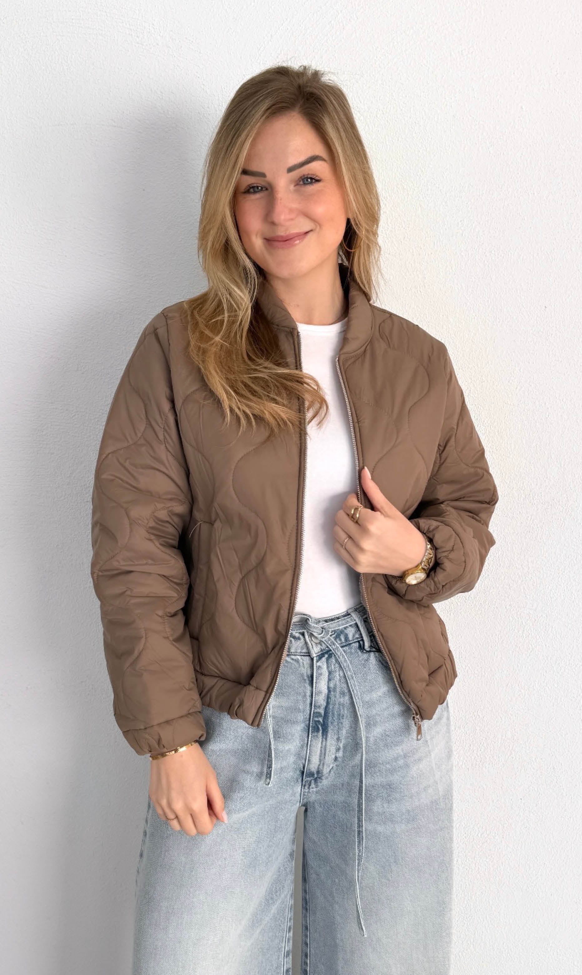 Feline jacket taupe