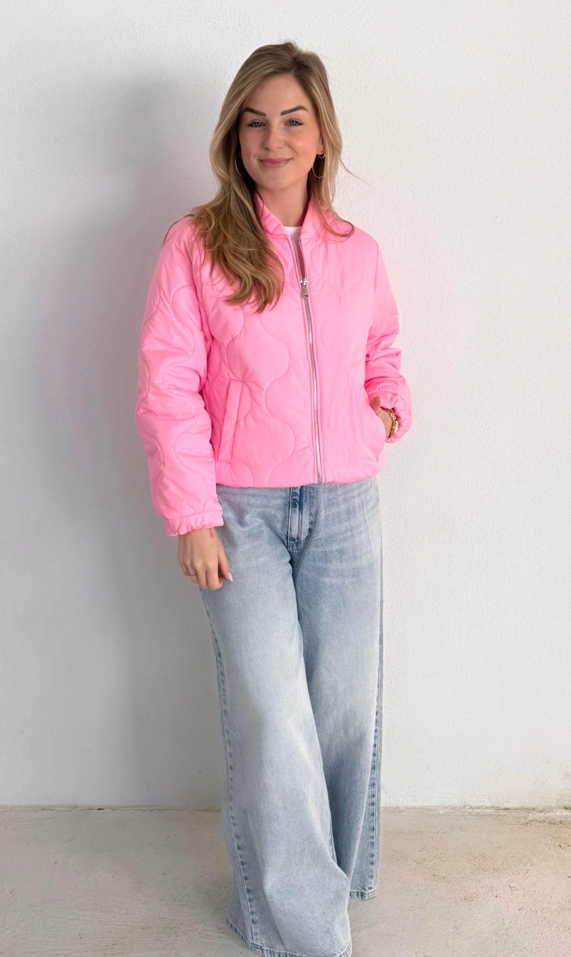 Feline jacket roze