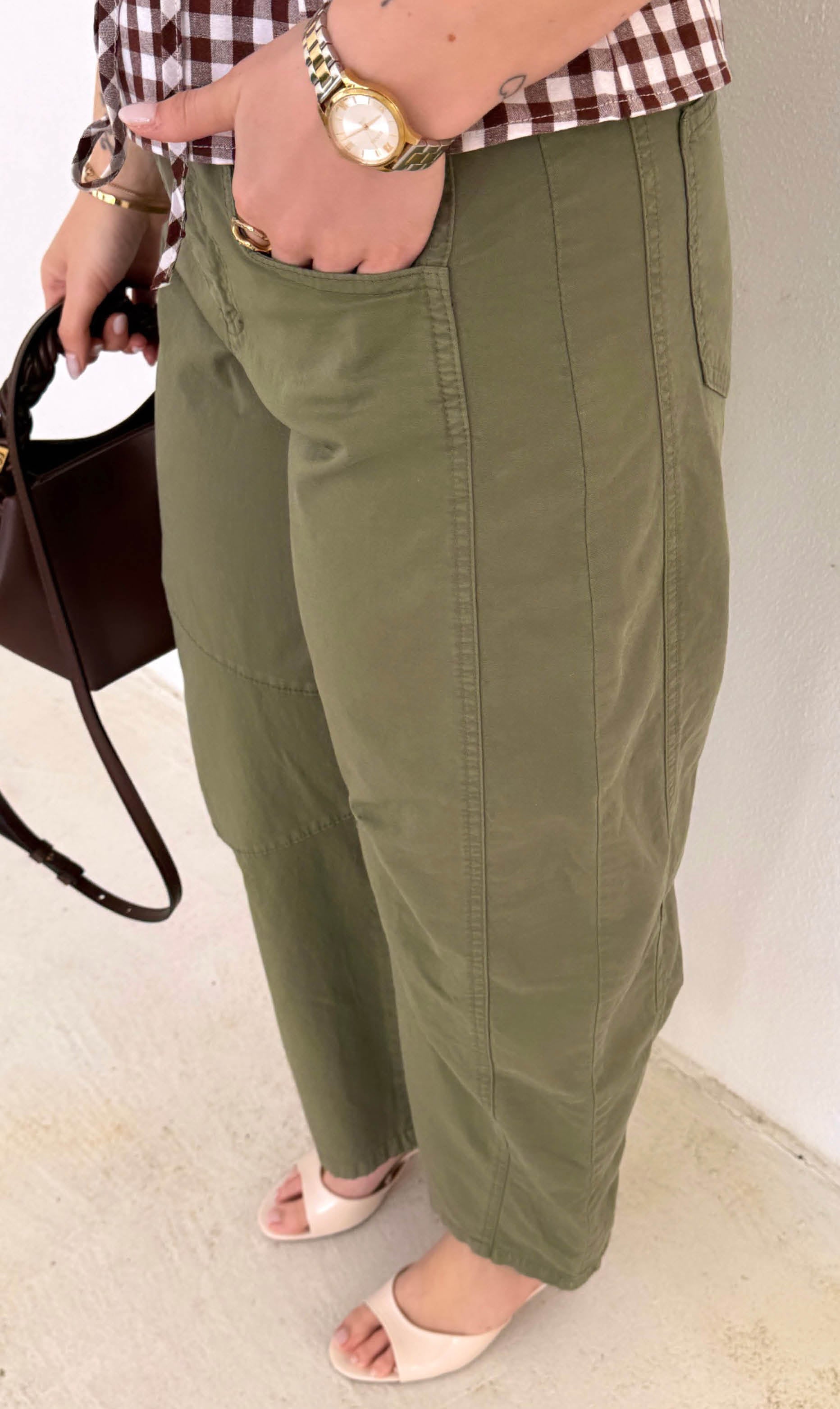 Forza Lynn barrel stretch broek groen
