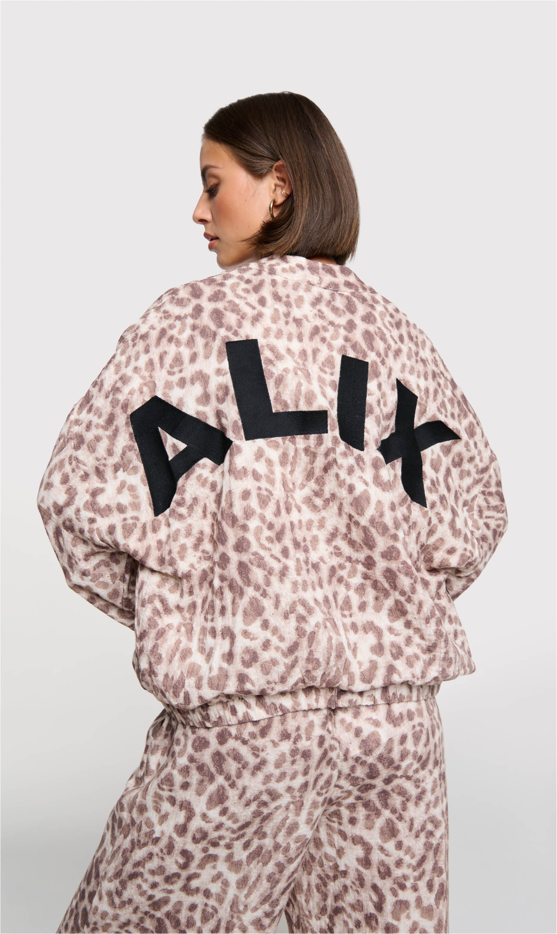 Alix the Label sporty animal jacket
