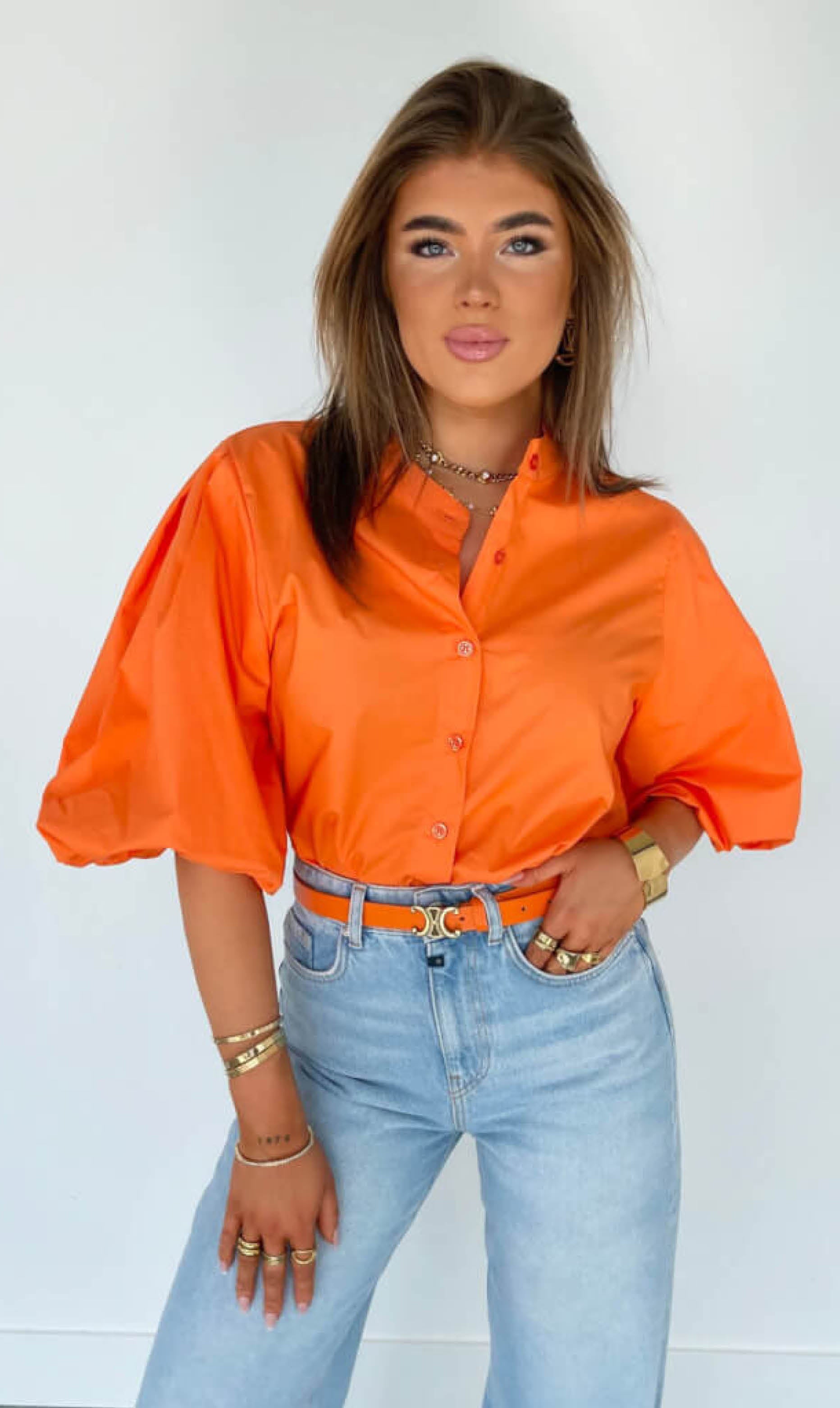 Blouse Jinte oranje