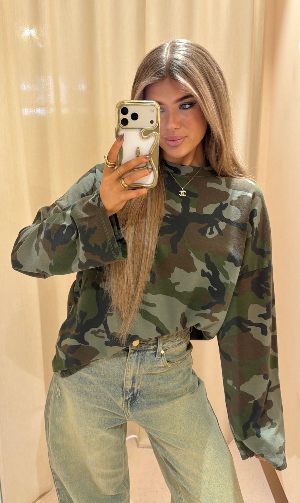 Longsleeve Camo Roelien