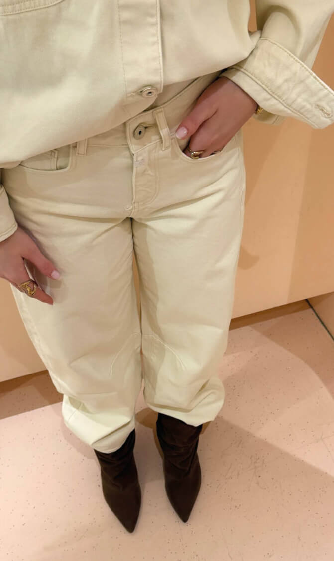 COJ jeans Clara balloon ecru